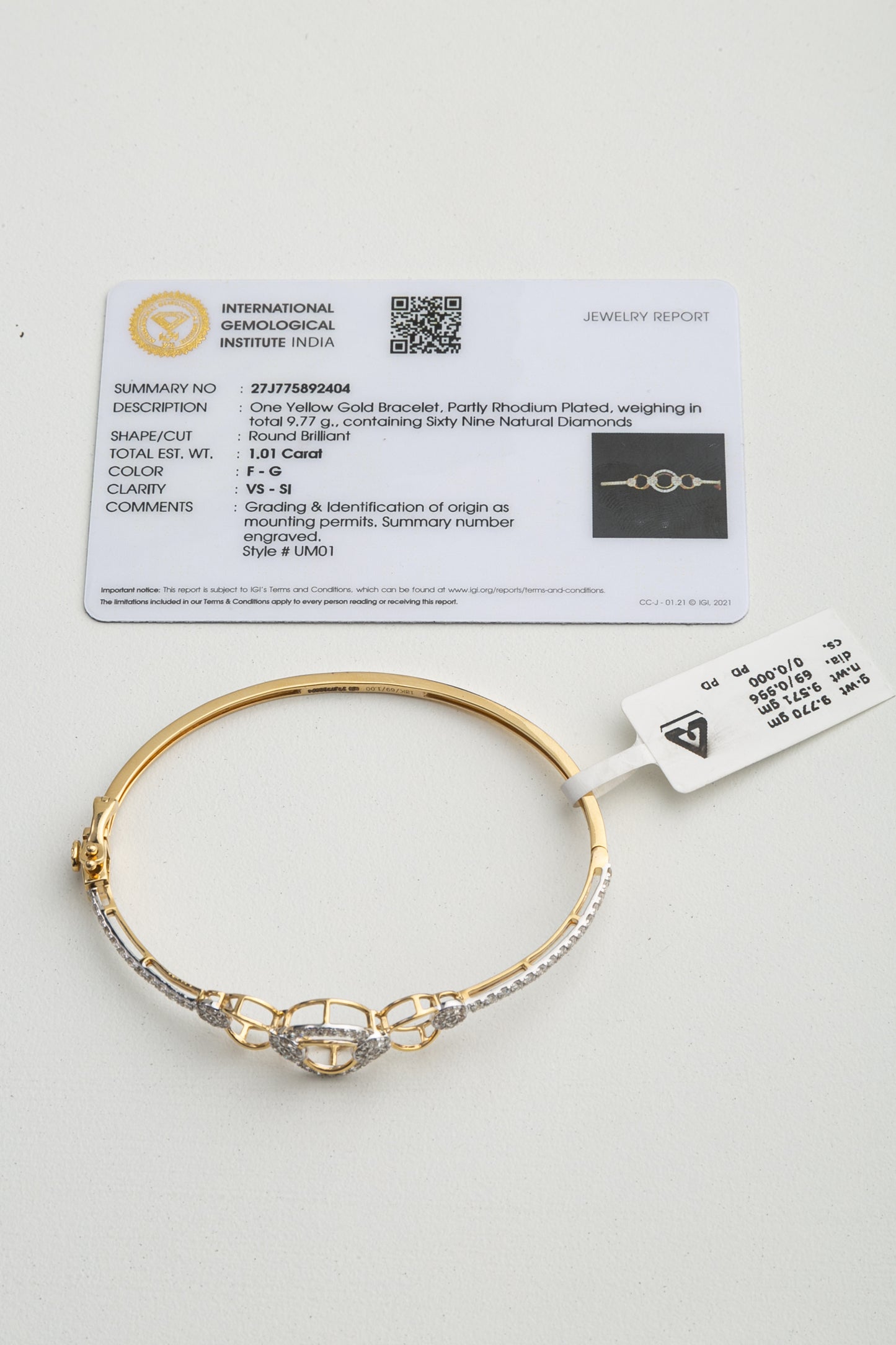 Gold Diamond Bracelet